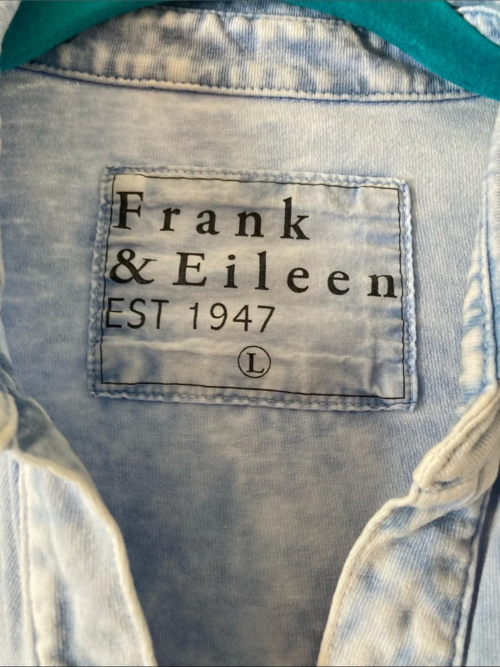 Frank & Eileen Washed Light Blue Patrick Pullover - Picture 2 of 6